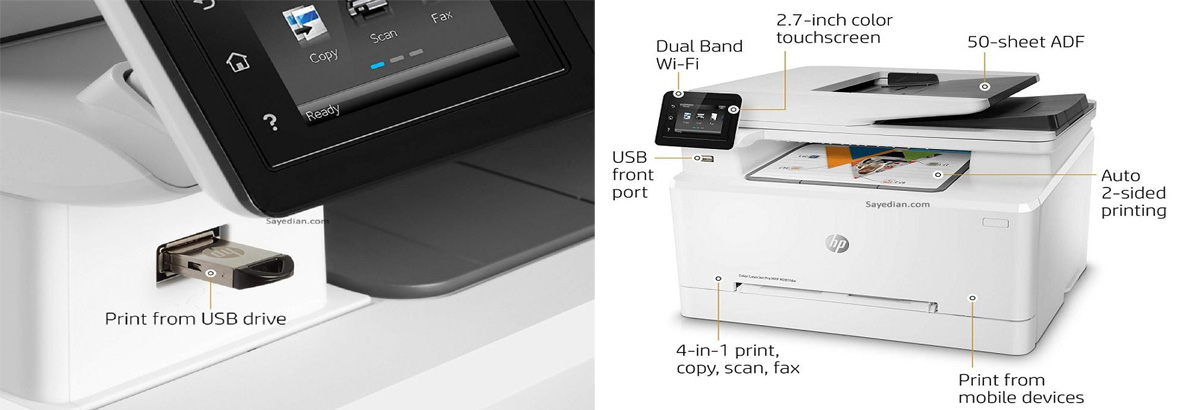 پرینتر رنگی لیزری اچ پی مدل LaserJet Pro MFP M281fdw کارایی و کاربرد